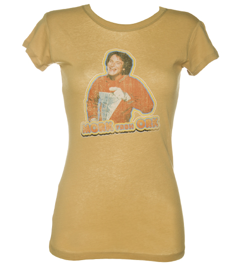 Ladies Mork And Mindy Mork From Ork T-Shirt