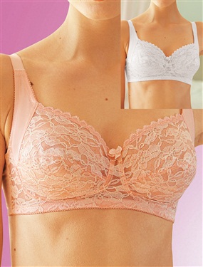 Ladies Non-Wired Bras - Pack of 2
