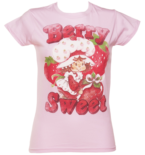 Ladies Pink Berry Sweet Strawberry Shortcake