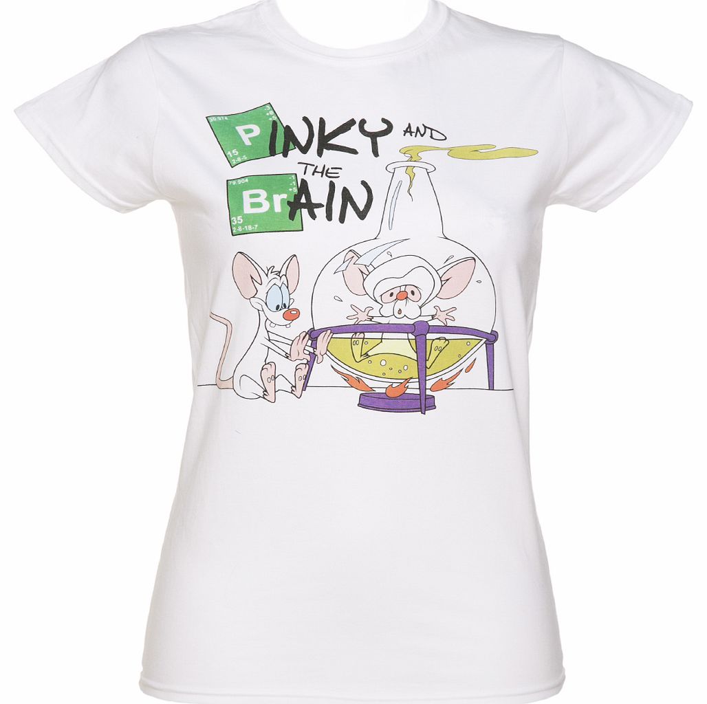 Ladies Pinky And The Brain Breaking Bad T-Shirt