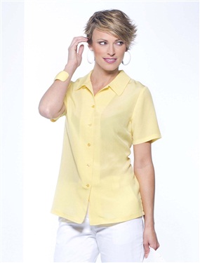 Plain Seersucker Blouse