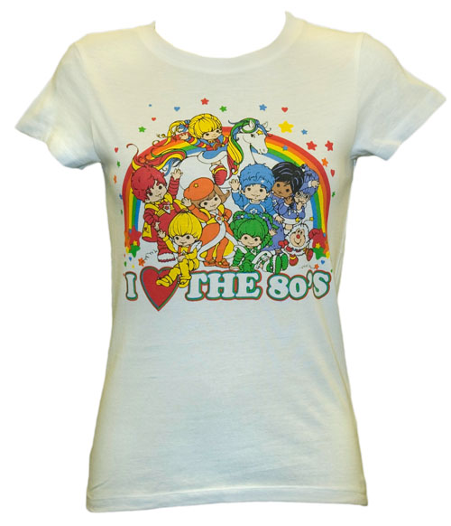Ladies Rainbow Brite I Love The 80and#8217;s T-Shirt