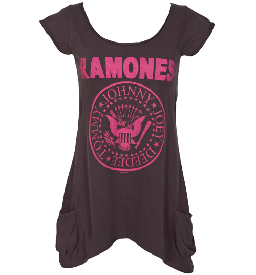 Ladies Ramones Logo Pocket Dress from Amplified