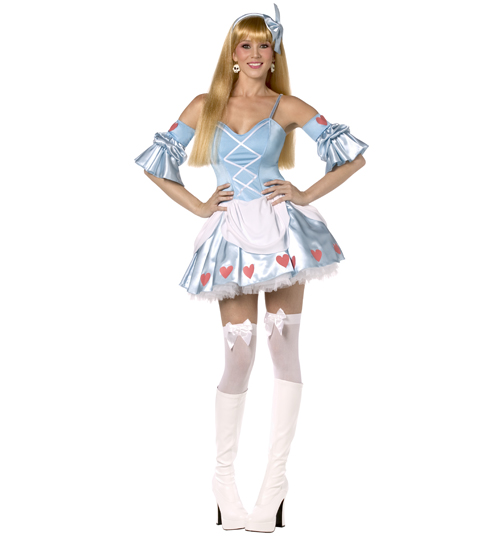 ladies Rebel Toons Alice in Wonderland Fancy