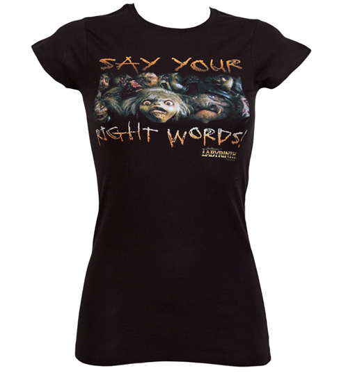 ladies Say You Right Words! Labyrinth T-Shirt