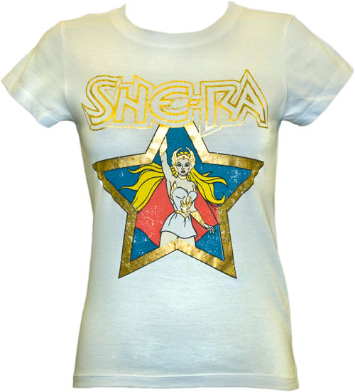 ladies She-Ra Star Print T-Shirt
