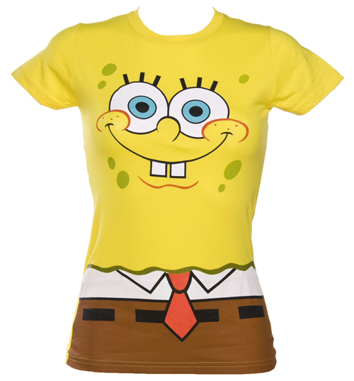 Ladies SpongeBob Squarepants Costume T-Shirt