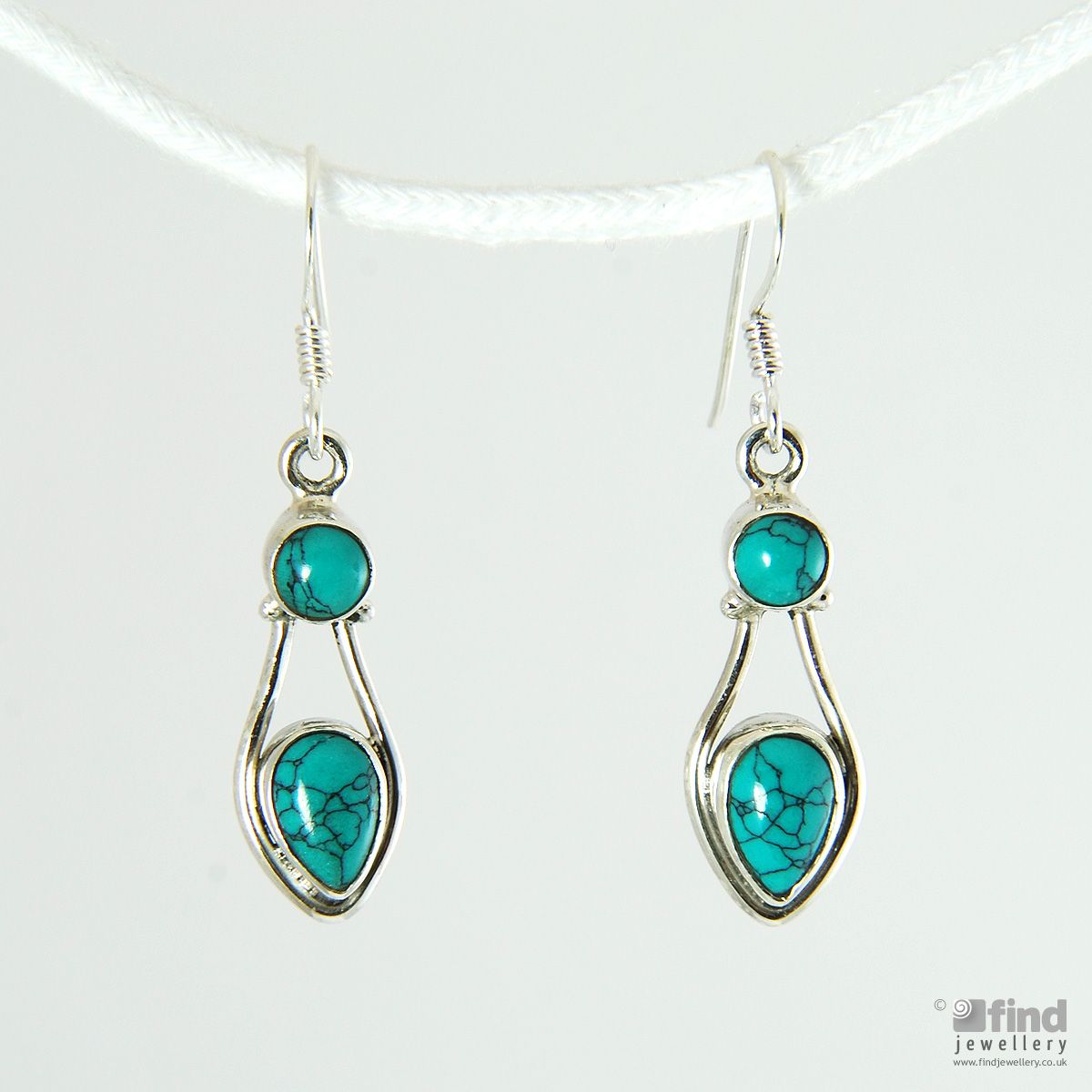 Sterling Silver Turquoise Earrings