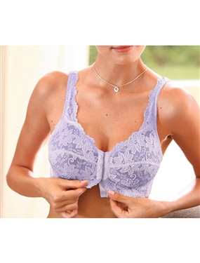 Ladies Stretch Lace Non-Wired Bras - Pack of 2