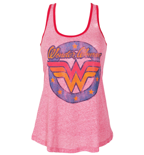 Tri-blend Wonder Woman Logo Vest from