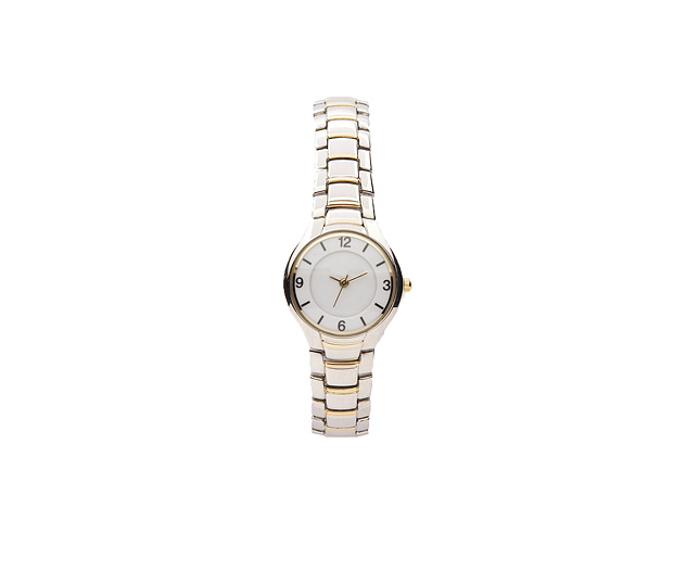 Ladies Watch With Two-Tone Bracelet Strap