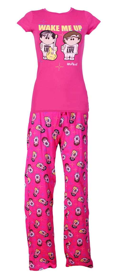 ladies Weenicons Wake Me Up Wham PJ Set