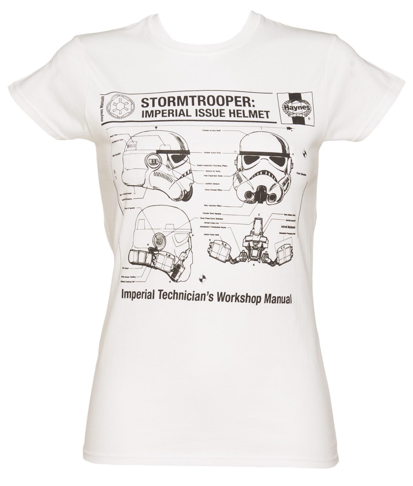 Ladies White Haynes Manual Stormtrooper Helmet