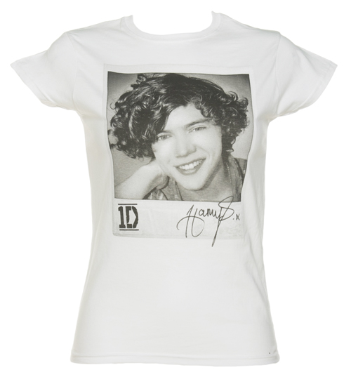 Ladies White I Love Harry Photographic One