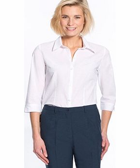 Ladies White Shirt Style Blouse