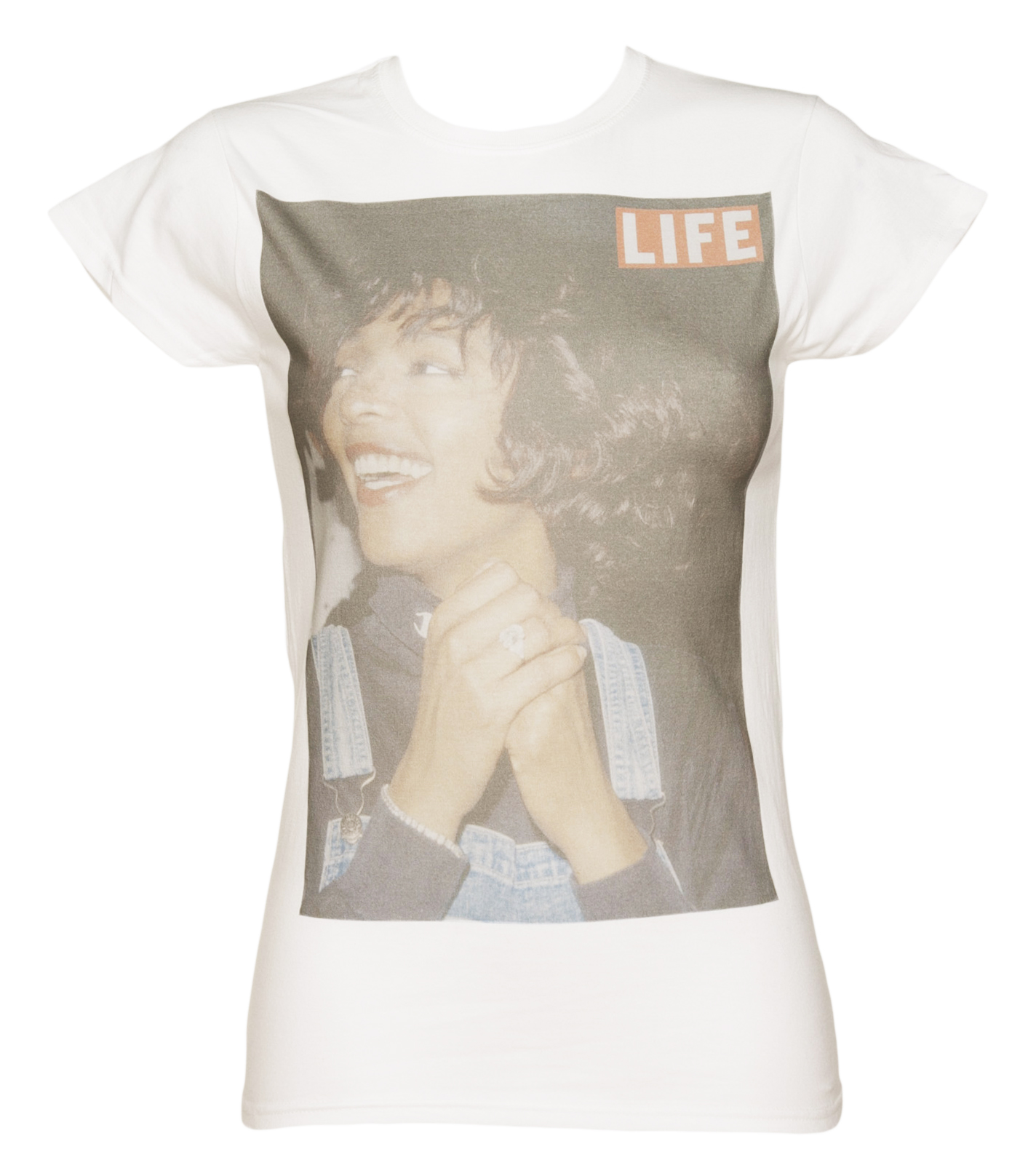 Ladies White US 80s Pop Music Icon Life Series