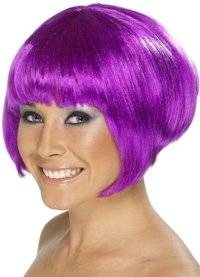 ladies Wig - Babe (Neon Purple)