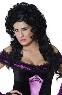 Wig: Gothic Manor Countess - Black Curly