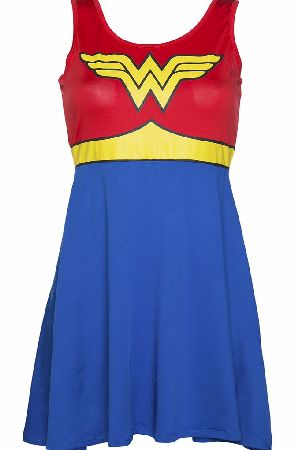 Ladies Wonder Woman Costume Dress