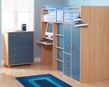 LAI 2-door- 3-drawer wardrobe
