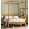 LAI 4ft 6ins highpost bedstead with optional mattress