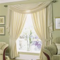 LAI border silk lined curtains
