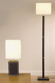 LAI epsom brown faux-leather table lamp