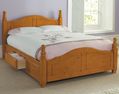 LAI hampshire 4ft 6ins bedstead with 2 drawers