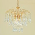 single-light crystal chandelier