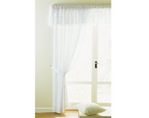 LAI starburst lined voile curtains