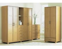 trinity two-door- single-drawer wardrobe