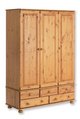 LAI wycliffe three-door five-drawer wardrobe
