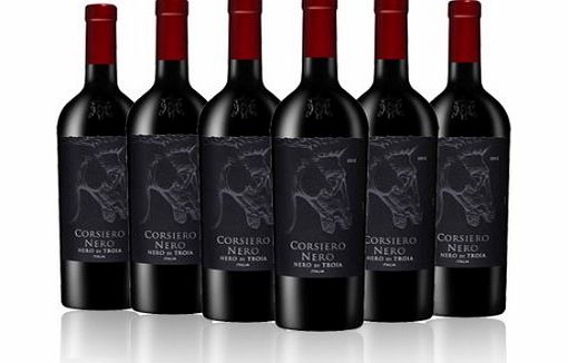 Laithwaites Wine Corsiero Red Wine Italian Nero di Troia 2013 75cl (Case of 6)