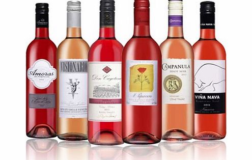 Laithwaites Wine Rose Wine Refreshing Roses Mix 75cl (Mixed case of 6)