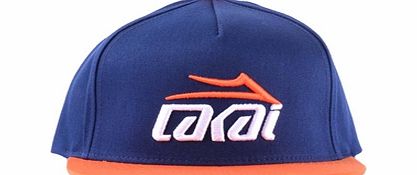 Lakai Essential Snapback Mens - Navy/Orange