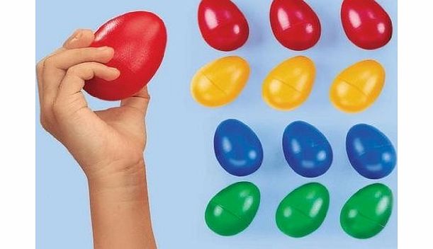 Lake Kids 12 Egg Shakers Musical Instruments