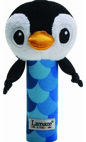 High Contrast Bend And Squeak Penguin Baby Toy