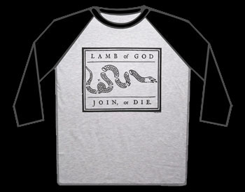 Lamb Of God Join Or Die Baseball Long Sleeved