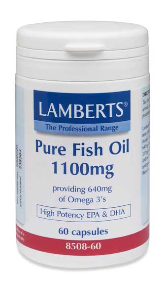 Lamberts High Potency Fish Oils 1100MG 60 capsules