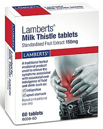 Lamberts Milk Thistle 8580mg 60 Tablets