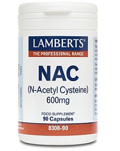 Lamberts NAC 600mg Food Supplement 90 Capsules