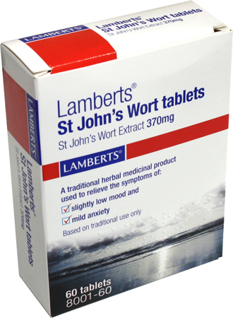 Lamberts St Johns Wort Extract 60 Tablets