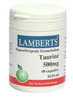 Lamberts Taurine 500mg x60 capsules