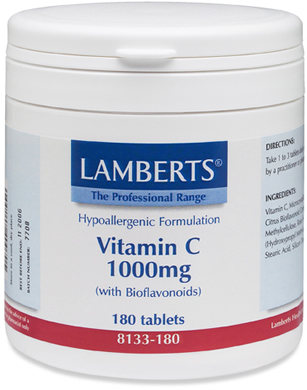 Lamberts Vitamin C 1000mg with Bioflavonoids 180