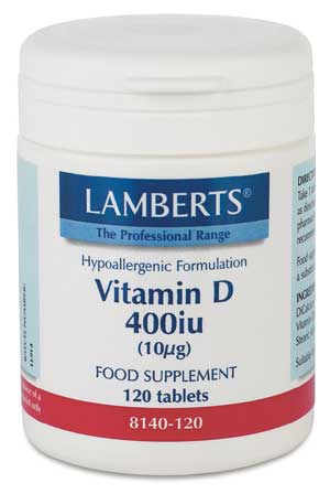 Lamberts Vitamin D 400iu x120 tablets