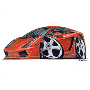 lamborghini Gallardo - Orange Kids T-shirt
