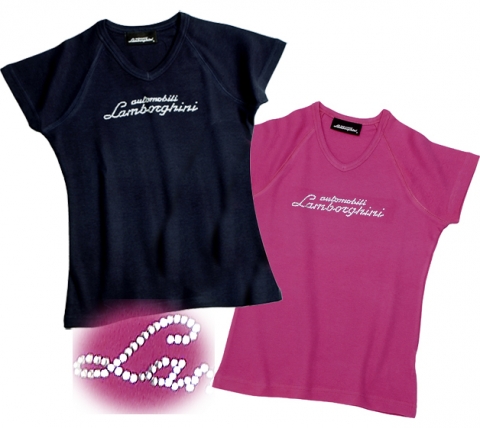 Lamborghini Ladies Lamborghini T-shirt - Strass
