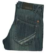 Antique Blue Straight Leg Jeans -