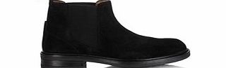 Lambretta Black suede Chelsea boots