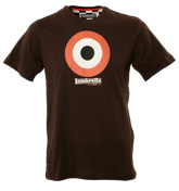 Lambretta Chocolate Target Design T-Shirt